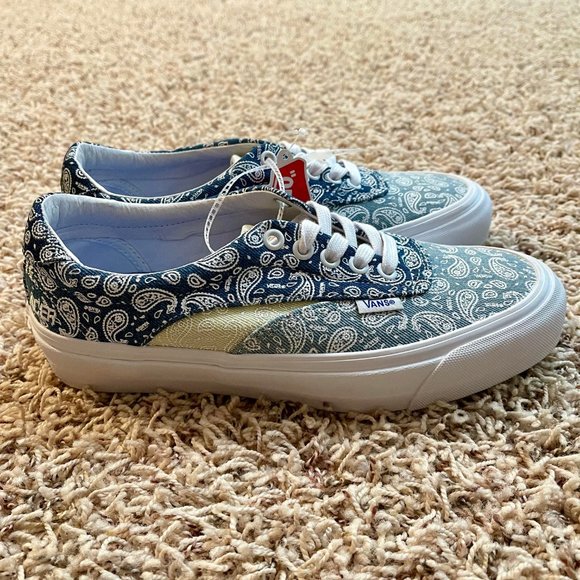 VANS Acer NI SP Denim Paisley Bandana Sneakers Shoes, Men’s Size 7 / Women’s 8.5 - Picture 8 of 11